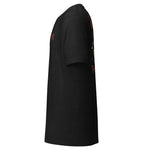 LiveMoreTV Transylvania Tee — Black Heather — left-side view