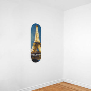 Eiffel Tower Skateboard Wall Art - Live More