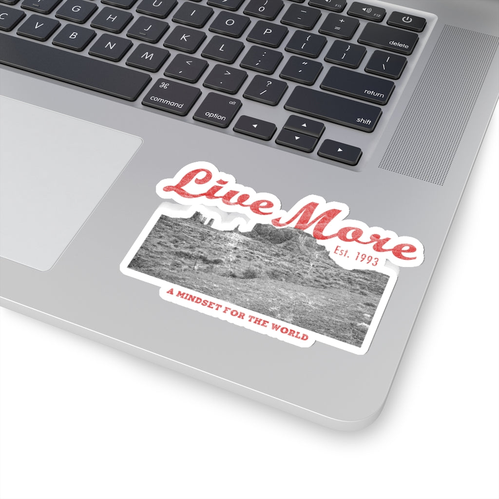 Live More Mindset For The World Sticker