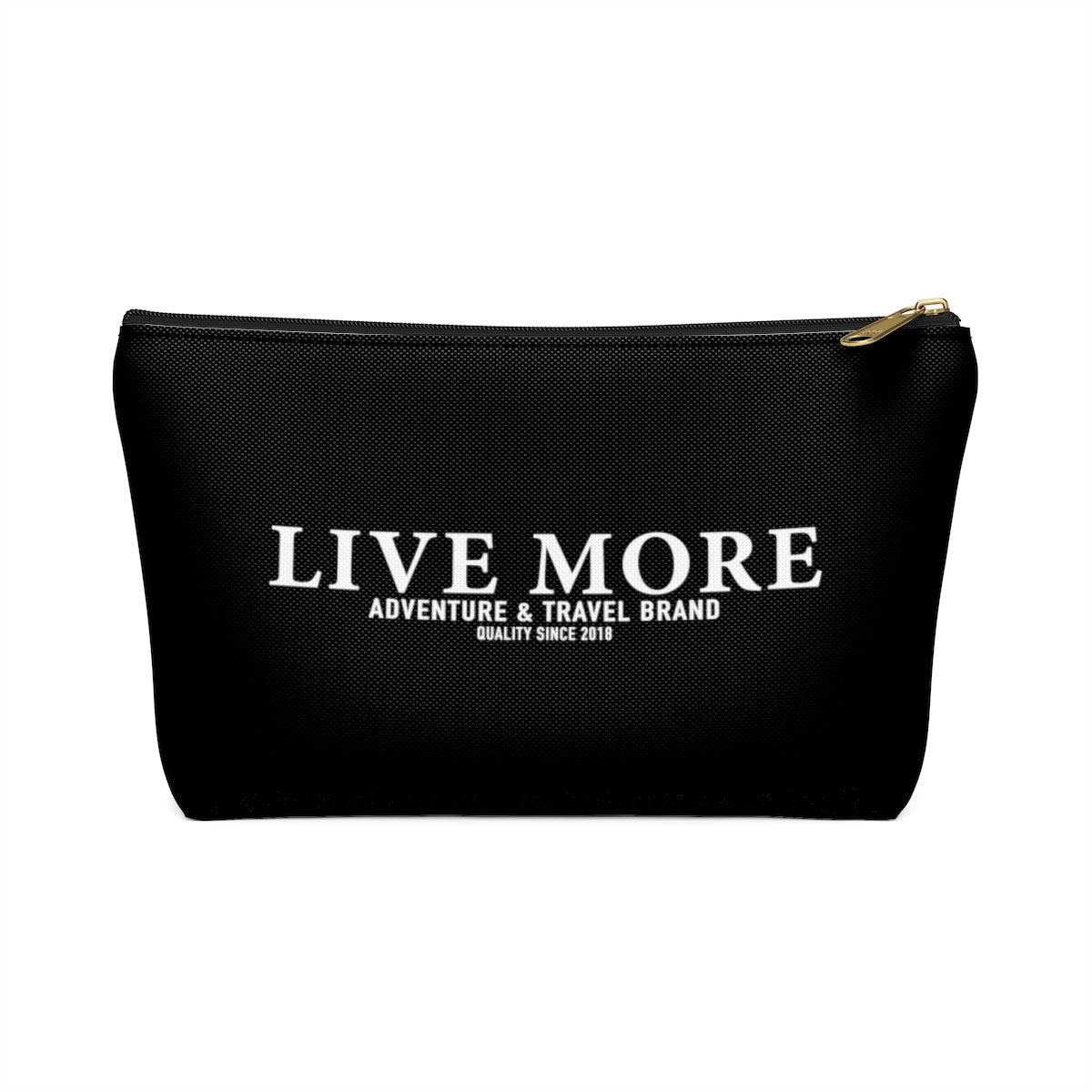 Black Live More Accessory Pouch - Live More
