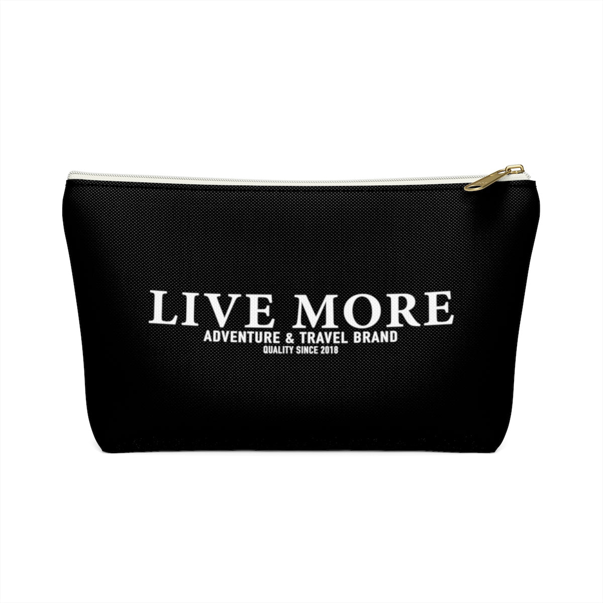 Black Live More Accessory Pouch - Live More