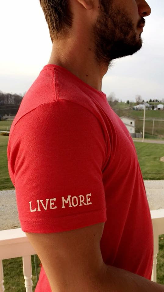 Live More Compass Shirt (Red) - Live More