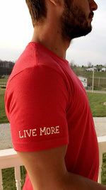 Live More Compass Shirt (Red) - Live More