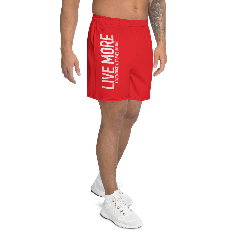 Live More Men s Athletic Long Shorts