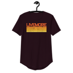 Vintage Sunrise Unisex Curved Hem T-Shirt