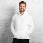 Live More Cursive Embroidered Unisex Hoodie - Live More