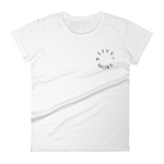 Womens Palms & Planes Embroidered Tee - Live More