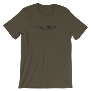 Live More Brand Short-Sleeve Unisex Tee - Live More