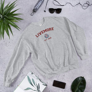 Live More University Unisex Sweatshirt