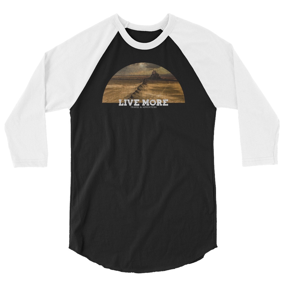 Live More Sunset Vintage Baseball Shirt